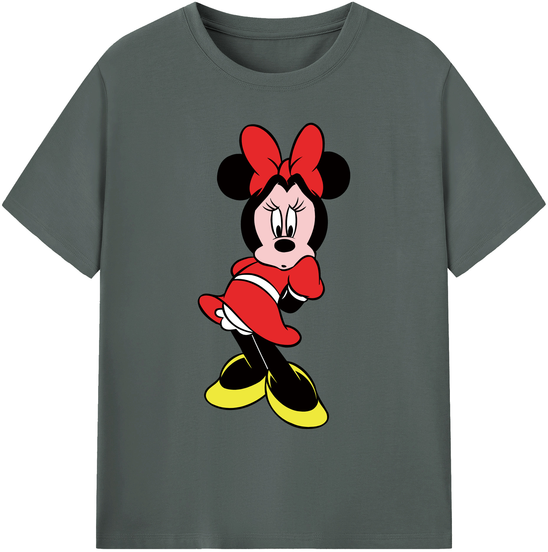 ミッキーマウス Mickey Mouse 綿100％ メンズ半袖Tシャツ｜肌触りやわらか＆通気性